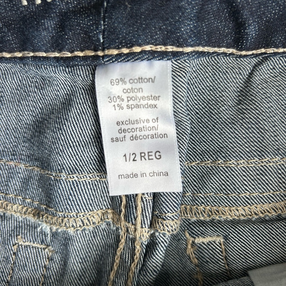 Maurices low rise flare Y2K jeans I like new condition size 1/2 Regular - Picture 3 of 8